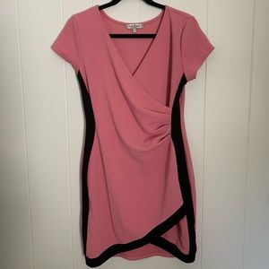 Crave Fame by Almost Famous Dress - Pink/Black